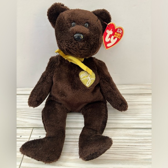 Ty Beanie Baby 2003 Signature Bear - Picture 1 of 4